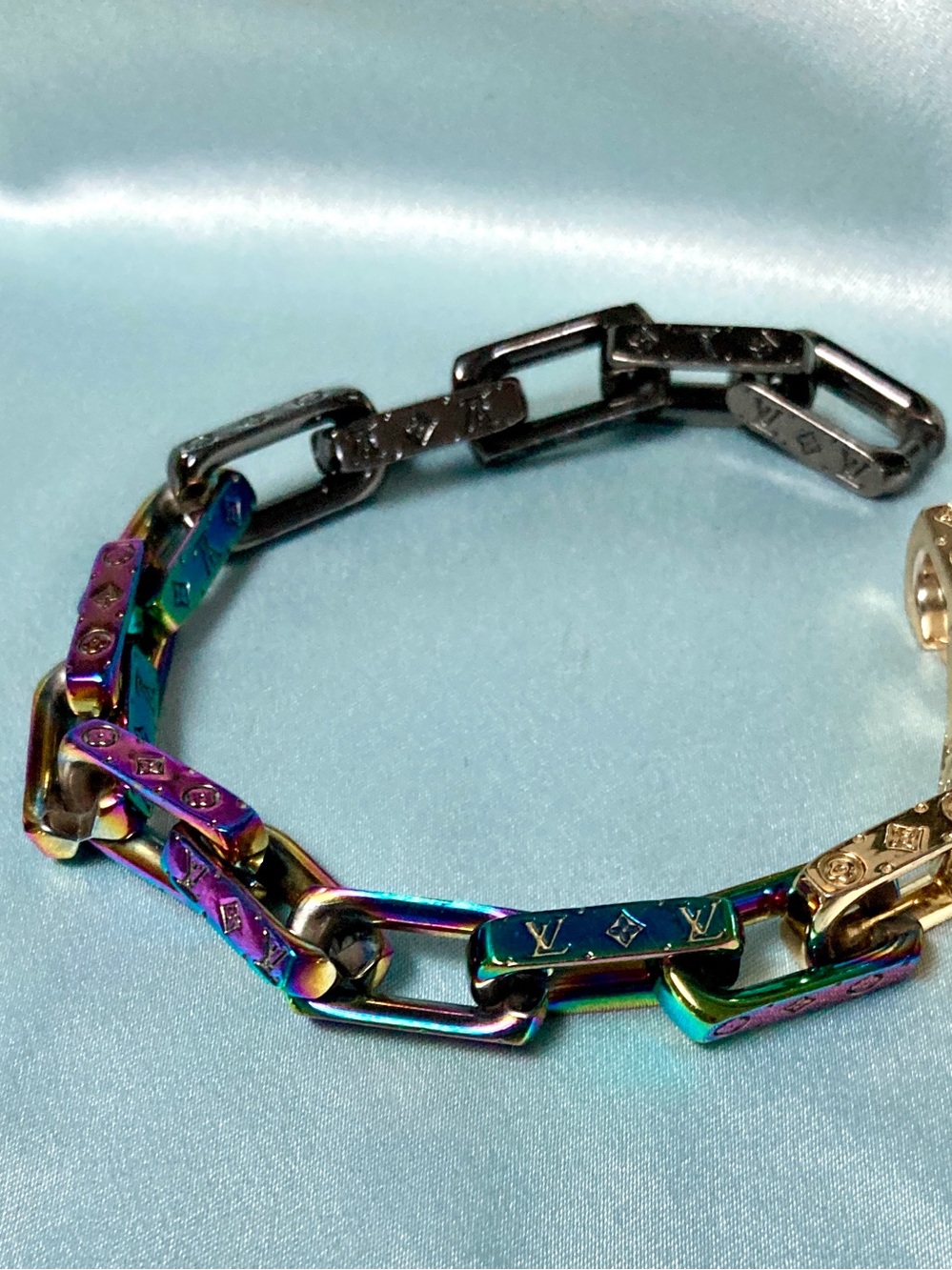 Metallic chunky Link Bracelet Luxury Classic Style New